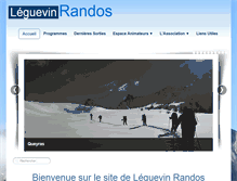 Tablet Screenshot of leguevinrandos.fr